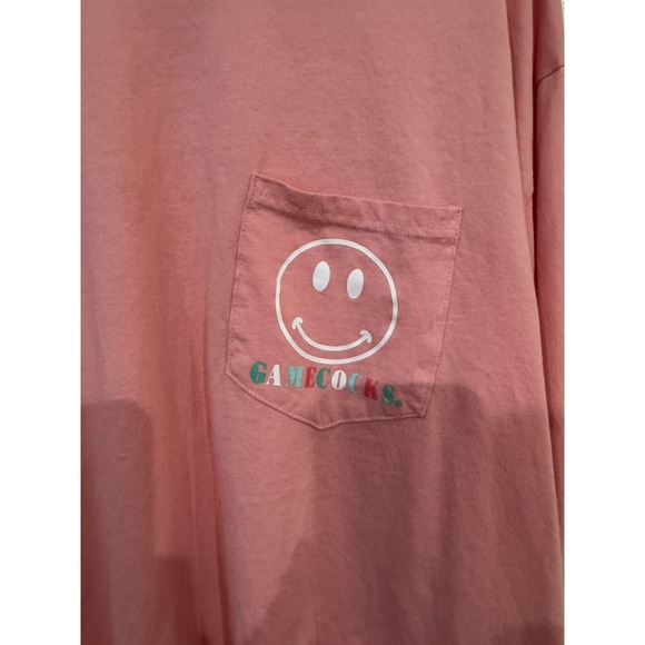 South Carolina Gamecocks Champion Pink LS Crew Neck Tee Shirt Men's 2x - Picture 2 of 6